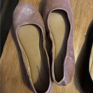 Lucky Brand Women's Brown Suede Flats